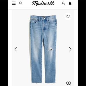Madewell Vintage Crop Jean